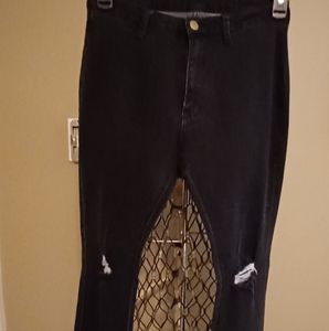 Womens Super flare Jeans Size Medium (Stretchy material)